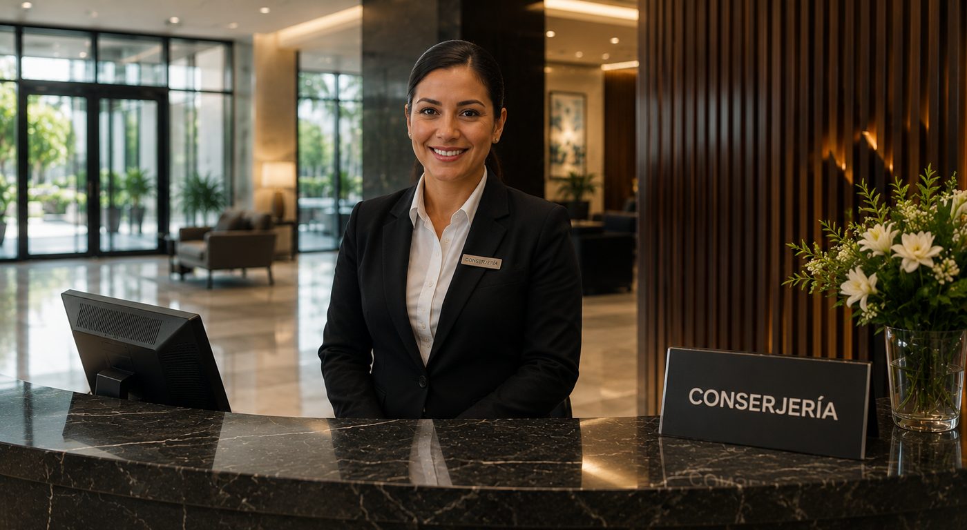 Recepción de conserjería